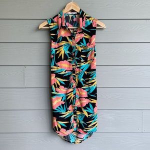 VANS tropical sleeveless dress